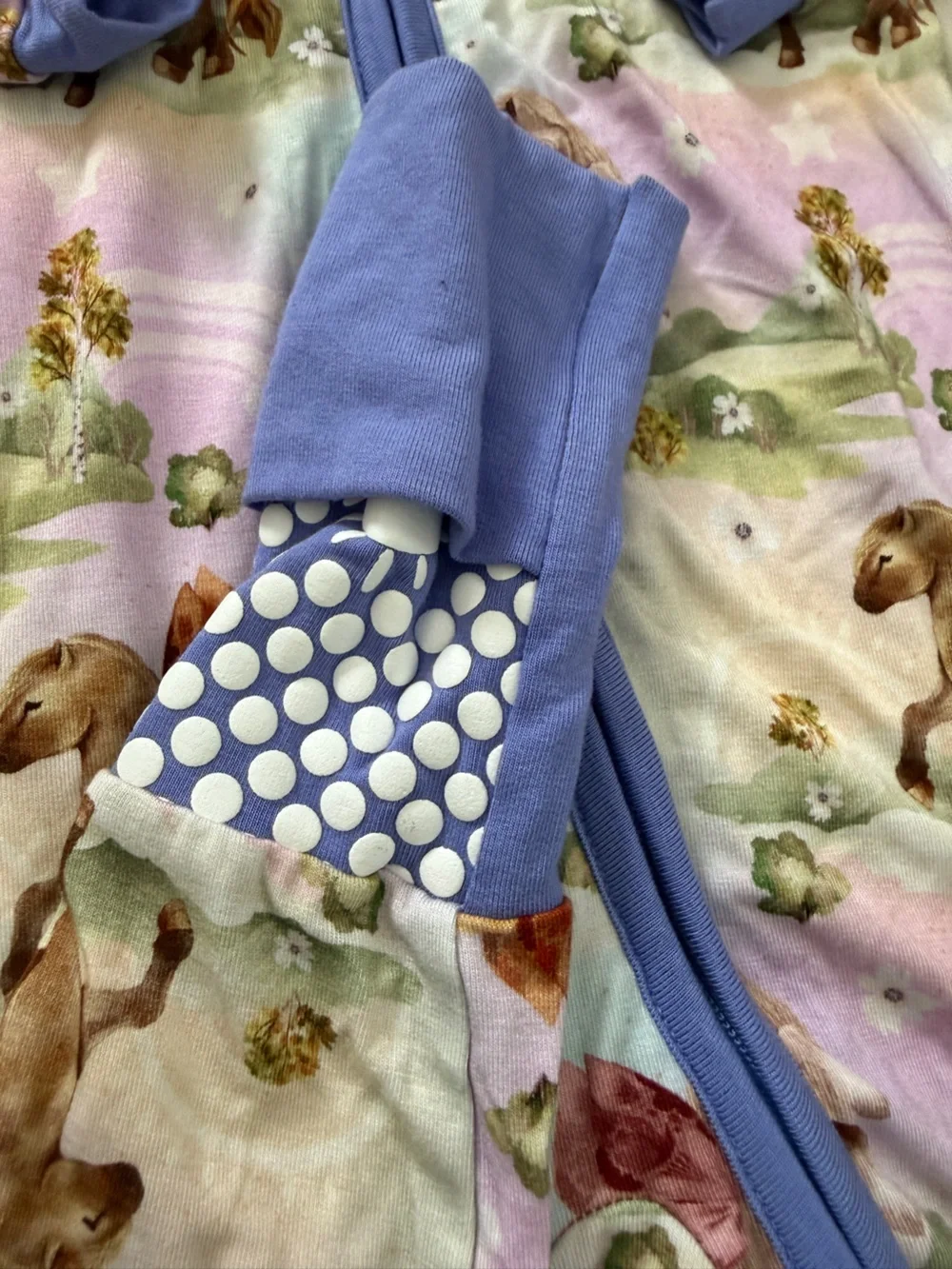 NWOT Ploombaby Monarch Star stable  Butterfly horse convertible footies- 12-18M